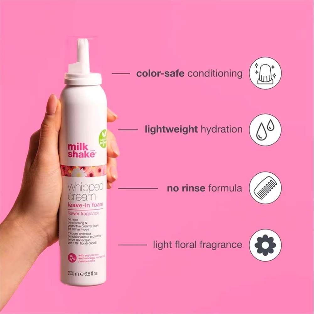 Milk Shake Whipped Cream Leave-In Foam Flower Fragrance 6.8oz 200ml New - Picture 5 of 9